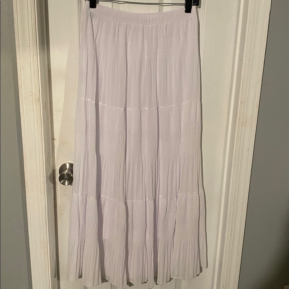 Elegant White Maxi Skirt